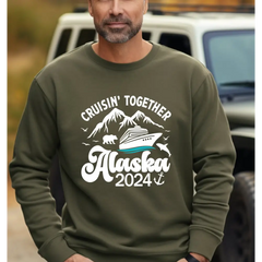 Alaska Cruise 2024 Sweatshirt and Hoodie Alaska Family Trip Sweatshirt Summer Vacation Sweater Family Alaska Travel