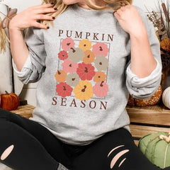 Autumn Sweatshirt Boho Fall Tshirt Pumpkin Spice Tee,Aesthetic shirt,Autumn Hoodie Trendy Fall Season Hoodie,Pumpkin