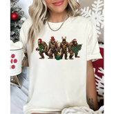 Bigfoot Christmas Lights comfort Colors Shirt Sasquatch Christmas Shirt Cute Christmas Family Shirt LS694 - Physical