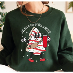Boo Jee Christmas Sweatshirt Boojee Out Here Lookin Like A Snack Sweatshirt Funny Christmas Sweatshirt Christmas Youth