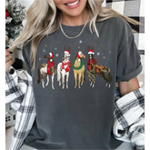 Christmas Horse Comfort Colors Shirt Western Christmas Shirt Christmas Horse For Women Shirt Christmas Horse For Girl