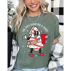 Comfort Colors Boo Jee Christmas Shirt Boojee Out Here Lookin Like A Snack Shirt Cute Christmas Comfort Colors Shirt
