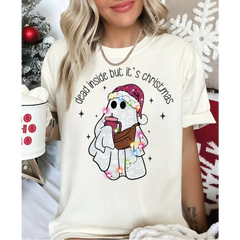 Comfort Colors Boo Jee Christmas Shirt Dead Inside But It’s Christmas Boojee Shirt Cute Christmas Comfort Colors