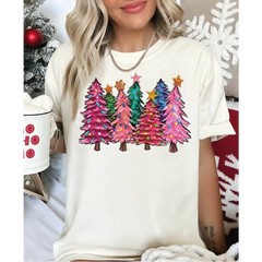 Comfort Colors Christmas Tree Shirt Women’s Christmas Tree Shirt Family Holiday Shirt Christmas Tree Shirt Family
