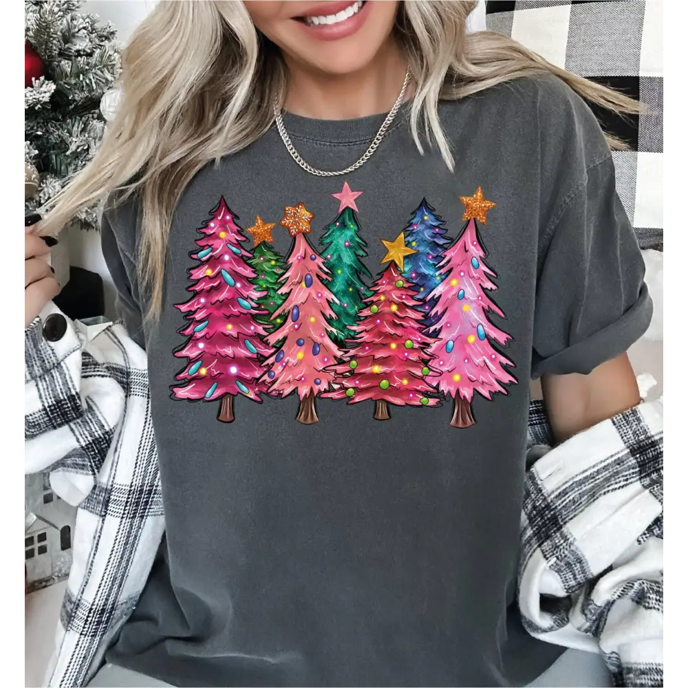 Comfort Colors Christmas Tree Shirt Women’s Christmas Tree Shirt Family Holiday Shirt Christmas Tree Shirt Family