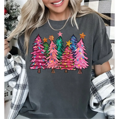 Comfort Colors Christmas Tree Shirt Women’s Christmas Tree Shirt Family Holiday Shirt Christmas Tree Shirt Family