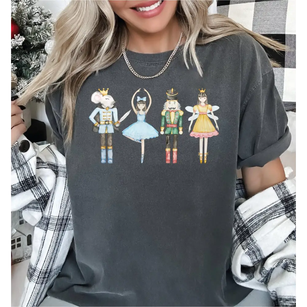 Comfort Colors Nutcracker Christmas Shirt Christmas Youth Toddler Shirt Sugar Plum Fairy Shirt Nutcracker Ballet Shirt