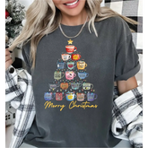 Comfort Colors Stars Hollow Christmas Shirt,Stars Hollow Luke’s Coffee Shirt Christmas Coffee Tree Shirt Luke’s