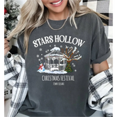 Comfort Colors Stars Hollow Christmas Shirt,Stars Hollow Winter Festival Shirt Vintage Style Shirt Luke’s Diner