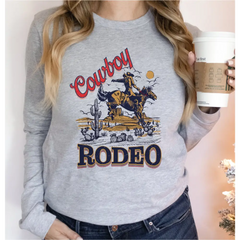 Cowboy 90s Vintage Style Sweatshirt Western Sweatshirt Retro Country Cool Gift For Him Country Girl Sweatshirt LS919