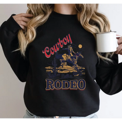 Cowboy 90s Vintage Style Sweatshirt Western Sweatshirt Retro Country Cool Gift For Him Country Girl Sweatshirt LS919