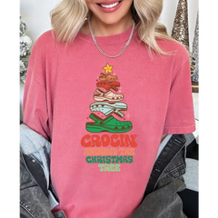 Crocin Around the Christmas Tree Comfort Colors Shirt Funny Christmas Shirt Crocs Christmas Tree Shirt,Christmas Youth