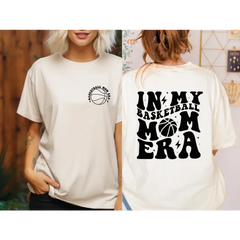 Custom Basketball Mom Comfort Colors Shirt In my Basketball Mom Era Shirt Basketball Mama Shirt Game Day Basketball
