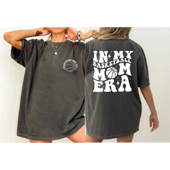 Custom Basketball Mom Comfort Colors Shirt In my Basketball Mom Era Shirt Basketball Mama Shirt Game Day Basketball