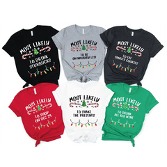 Custom Christmas Family Matching Tees Christmas Gift Custom Christmas Shirt - Physical
