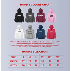 Custom Sports Team Hoodie Front Back Name and Number Personalized Sports Hoodie LS428 - Physical