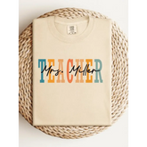 Custom Teacher Comfort Colors Shirt Back to School Teacher Shirt Teacher Team Shirts Personalized School Tshirt Teacher