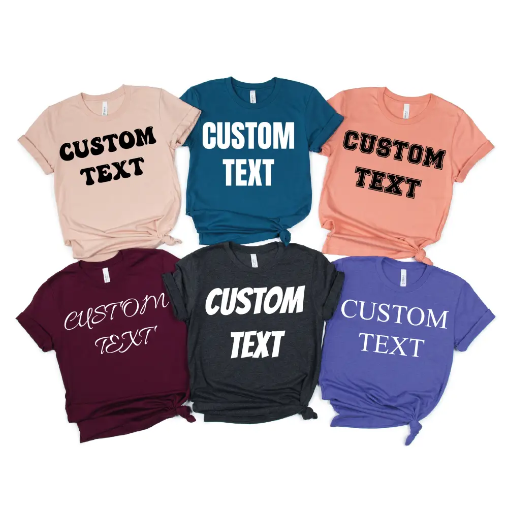 Custom Text Shirt Custom Tshirt Personalized Shirt - Physical