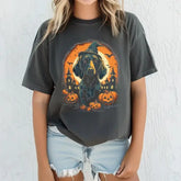 Dachshund Pumpkins Halloween Comfort Colors T-Shirt,Funny Dog Halloween Shirt,Fall Season Pumpkin Season SAS1724