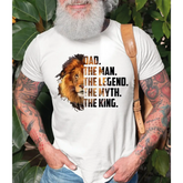 Dad The Man The Legend The Myth The King Shirt Father’s Day Shirt Lion Dad Shirt New Father Gift Father Birthday