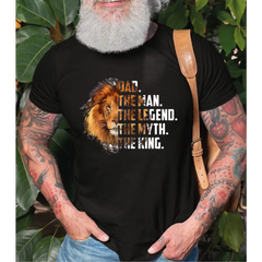 Dad The Man The Legend The Myth The King Shirt Father’s Day Shirt Lion Dad Shirt New Father Gift Father Birthday