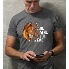 Dad The Man The Legend The Myth The King Shirt Father’s Day Shirt Lion Dad Shirt New Father Gift Father Birthday