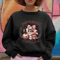 Dark Academia Sweatshirt Halloween Dark Romance Book Club Sweatshirt,Dark Romance Era World Tour Shirt Pumpkin Book