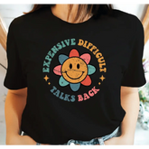 Expensive Difficult And Talks Back Shirt Retro Expensive and Difficult Mothers Day Gift Sarcastic Shirt Wife Shirt