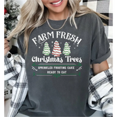 Farm Fresh Christmas Trees Comfort Colors Shirt Christmas Cake Shirt Christmas Tree Cake T-Shirt Cute Christmas Shirt