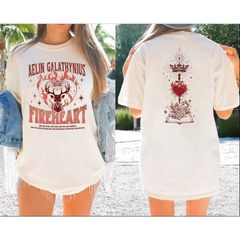 Fireheart Queen Aelin Comfort Colors Shirt Thirteen Velaris Shirt Throne Of Glass Fan Tee Acotar Shirt Bookish Shirt