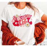 Floral Birthday Girl Shirt Girls Birthday Party Birthday Girl Tshirt Birthday Shirt Gift For Birthday Birthday Girl
