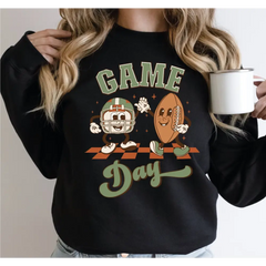 Football Game Day Sweatshirt Retro Game Day Hoodie LS573 - Physical