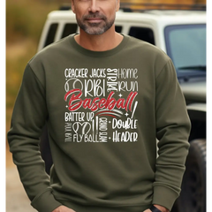 Glitter Baseball Sweatshirt Baseball Mom Sweatshirt Game Day Baseball Hoodie Baseball Team Shirt Baseball Mama