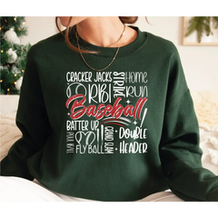 Glitter Baseball Sweatshirt Baseball Mom Sweatshirt Game Day Baseball Hoodie Baseball Team Shirt Baseball Mama