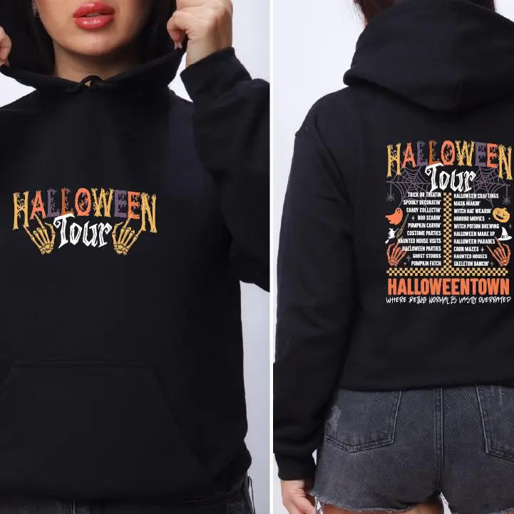 Halloween Tour Sweatshirt Retro Halloween Ghost Halloween,Halloween Pumpkin SAS1720 - Physical