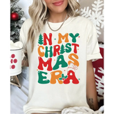 In My Christmas Era Comfor Colors Shirt Groovy Retro Christmas Shirt Christmas Vibes Xmas T-Shirt Holiday Shirt Cute
