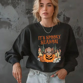 It’s Spooky Season Yall Sweatshirt Cowboy Pumpkin Shirt Western Country Shirt Vintage Cowboy Cactus Shirt Pumpkin
