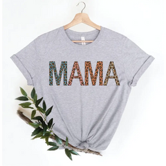 Leopard Mama Mimi Mini Shirt Gift For New Grandma Gift for Mommy Mimi Life Shirt Mothers Day Tshirt Gift For Nana LS033