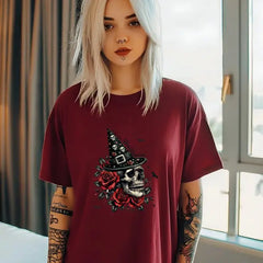 Long Live Halloween Comfort Colors T-Shirt Funny Skeleton Ghost Tee Floral Skull halloween,Pumpkin Season Ghost