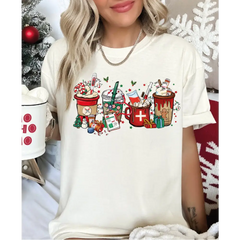 Nurse Coffee Christmas Shirt Comfort Colors Nurse Shirt Labor and Delivery Nurse Pediatrics Nurse School Nurse