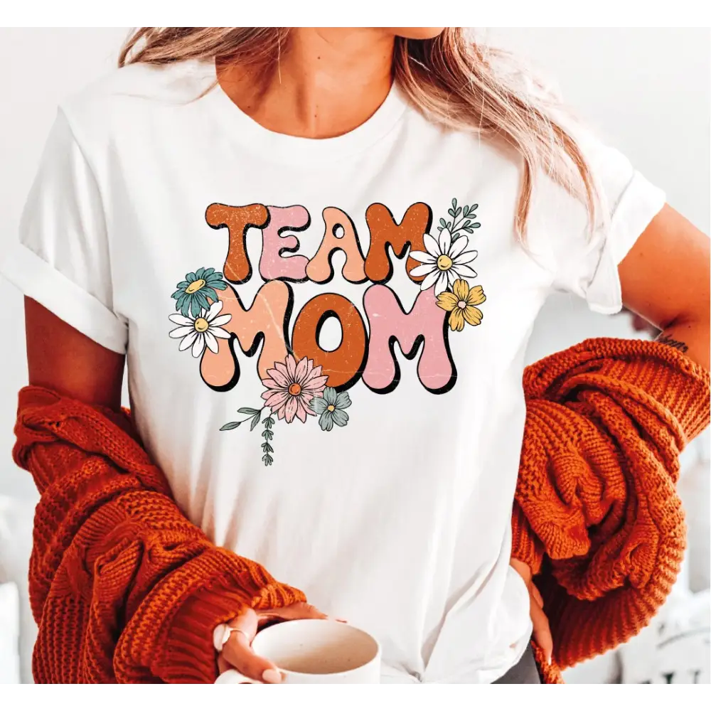 Retro Team Mom Shirt Sport Mom Shirt Mom Life Mom Squad Best Mom Team Mom Gift Football Team Mom Baseball Mama Tee