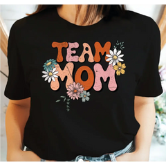 Retro Team Mom Shirt Sport Mom Shirt Mom Life Mom Squad Best Mom Team Mom Gift Football Team Mom Baseball Mama Tee