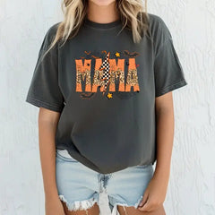 Spooky Mama Halloween Leopard Grunge Comfort Colors Tshirt Pumpkin Shirt Funny Halloween Shirt Ghost mama