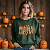 Spooky Mama Halloween Leopard Grunge Sweatshirt Pumpkin Hoodie Funny Halloween Shirt Ghost mama Shirt,Halloween