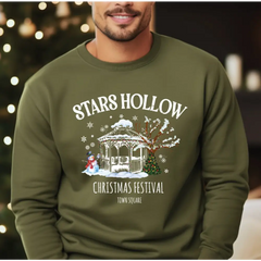 Stars Hollow Christmas Sweatshirt Stars Hallow Winter Sweatshirt Vintage Style Stars Hollow Hoodie Lukes Diner