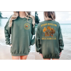 Stars Hollow Fall Sweatshirt Annual Autumn Festival Sweatshirt Vintage Style Stars Hollow Lukes Diner Sweatshirt L065