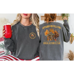 Stars Hollow Fall Sweatshirt Annual Autumn Festival Sweatshirt Vintage Style Stars Hollow Lukes Diner Sweatshirt L065