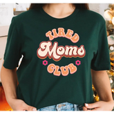Tired Moms Club Shirt Retro floral Mama T-shirt Shirt for Mom for Mother’s Day Mothers Day Gift from Son Funny Mom