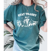 Vintage Raccoon Comfort Colors Shirt Stay Trashy Shirt Funny Opossum Shirt Funny Skunk Tshirt Funny Meme Tee Funny