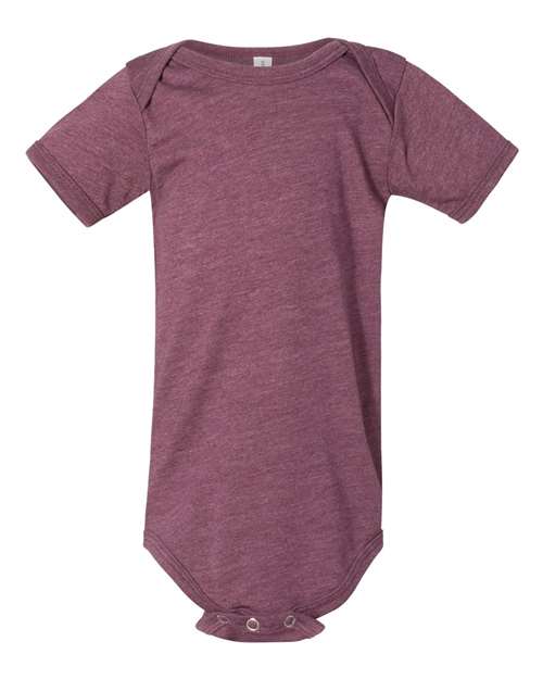 Bella Canvas Infant One Piece 100B - Heather Maroon / 0/3